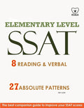 SSAT 8 Reading & Verbal Elementary Level: + 20 hidden rules in verbal - Paperback