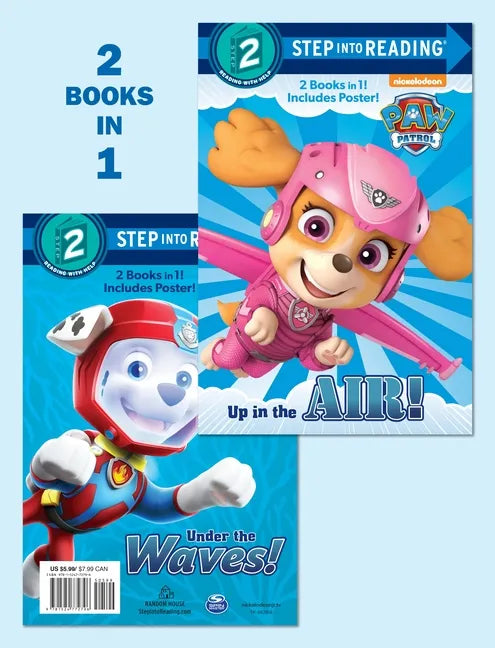 Up in the Air!/Under the Waves! (Paw Patrol) - Paperback