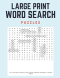 Large Print Word Search Puzzles: 60 Large Print Word Search Puzzles with Solutions - Paperback