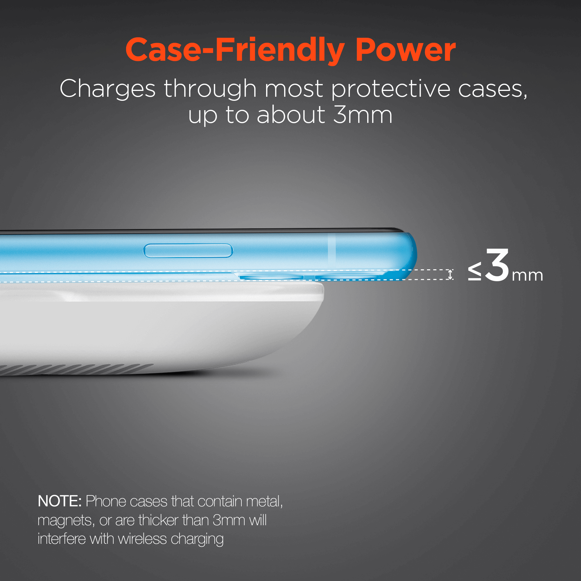 HyperGear ChargePad Pro 15W Wireless Fast Charger USB-C