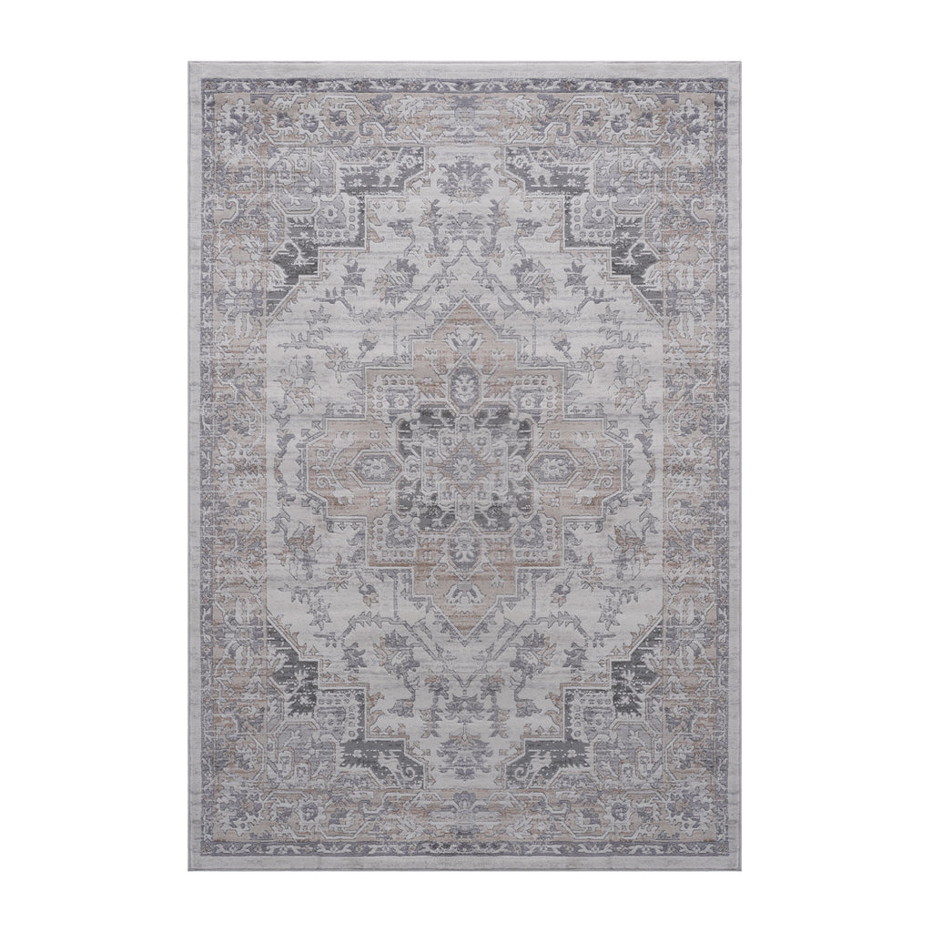 Marfi - 8' X 10' Oriental Area Rug - Ivory / Beige