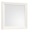 Kingston - Landscape Mirror - Whisper White And Cerused Nutmeg