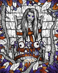 Adult Coloring Book Horror Land: Asylum (Book 6) - Paperback