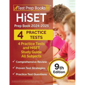 HiSET Prep Book 2025-2026: 4 Practice Tests and HiSET Study Guide All Subjects [9th Edition] - Paperback
