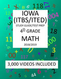 4th Grade IOWA ITBS ITED, 2019 MATH, Test Prep: 4th Grade IOWA TEST of BASIC SKILLS, EDUCATIONAL DEVELOPMENT 2019 MATH Test Prep/Study Guide - Paperback