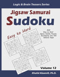 Jigsaw Samurai Sudoku: 500 Easy to Hard Jigsaw Sudoku Puzzles Overlapping into 100 Samurai Style - Paperback