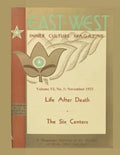 Volume VI, No. 1: November, 1933: East-West: A New Look at Old Issues - Paperback