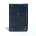 KJV Large Print Personal Size Reference Bible, Navy Leathertouch - Imitation Leather