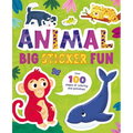 Animal Big Sticker Fun: Over 100 Pages of Coloring and Activities! - Paperback