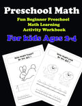 Preschool Math: Fun Beginner Preschool Math Learning Activity Workbook: For kids Ages 2-4: Preschool Math: Fun Beginner Preschool Math - Paperback