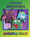 Funny Monsters: Coloring book for all ages - Paperback