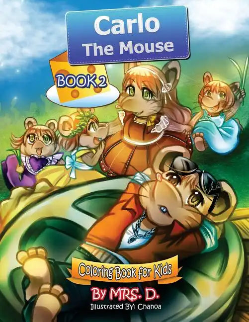 Carlo the Mouse: Coloring & Activity Kids Book 2 - Paperback