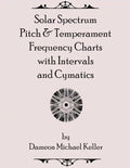 Solar Spectrum Pitch & Temperament Frequency Charts with Intervals and Cymatics: 2nd Edition - Paperback