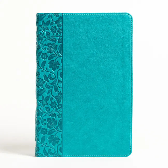NASB Large Print Personal Size Reference Bible, Teal Leathertouch - Imitation Leather