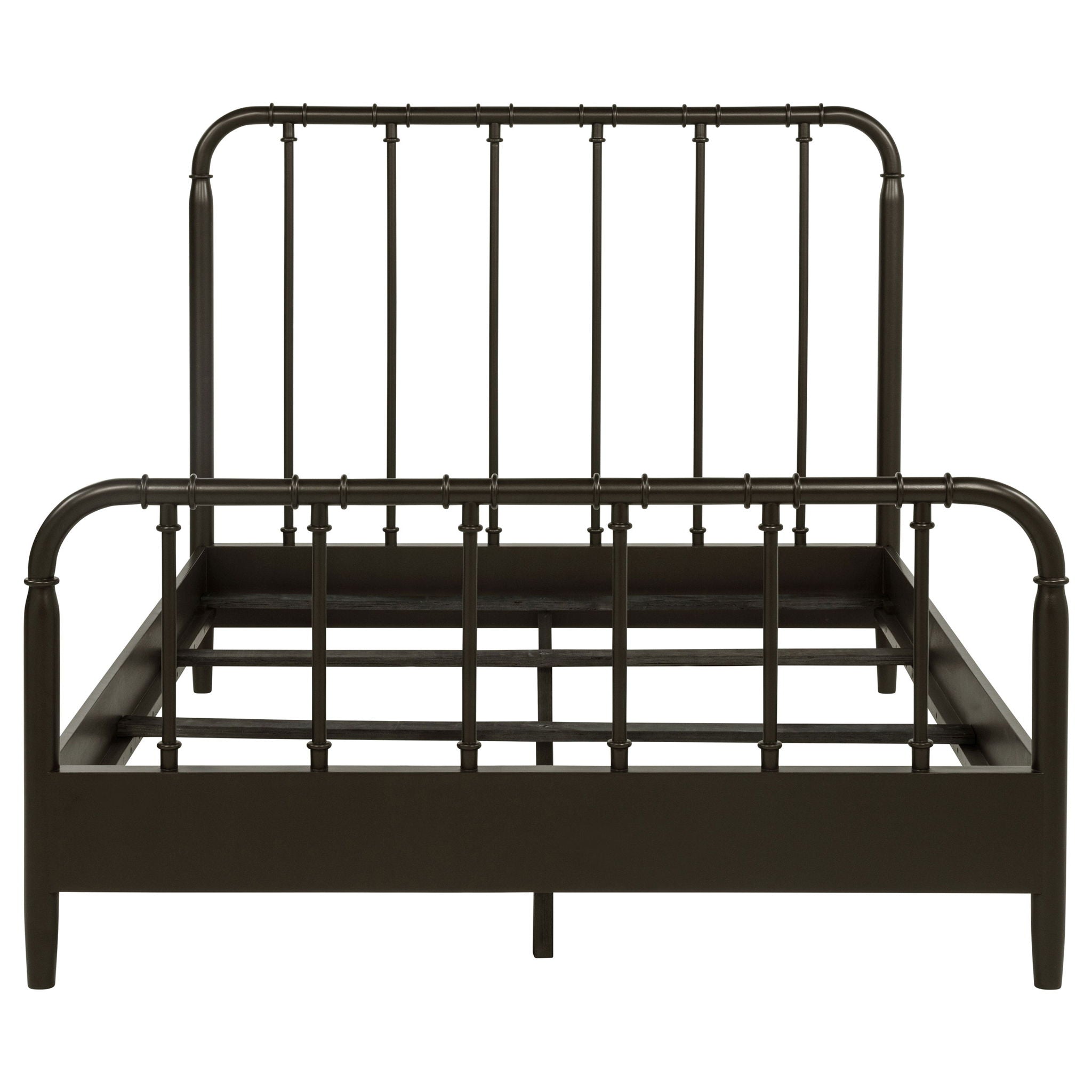 Rocco All Wood Water Pipe Open Frame Eastern King Bed Dark Bronze
