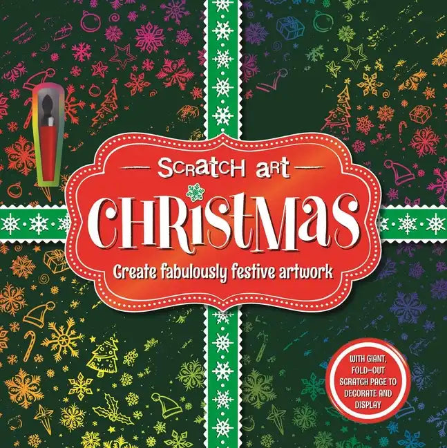 Christmas: Adult Scratch Art Activity Book - Paperback