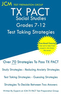 TX PACT Social Studies Grades 7-12 - Test Taking Strategies - Paperback