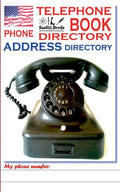 TELEPHONE PHONE BOOK ADDRESS DIRECTORY - Telefon - und Adressbuch - Paperback