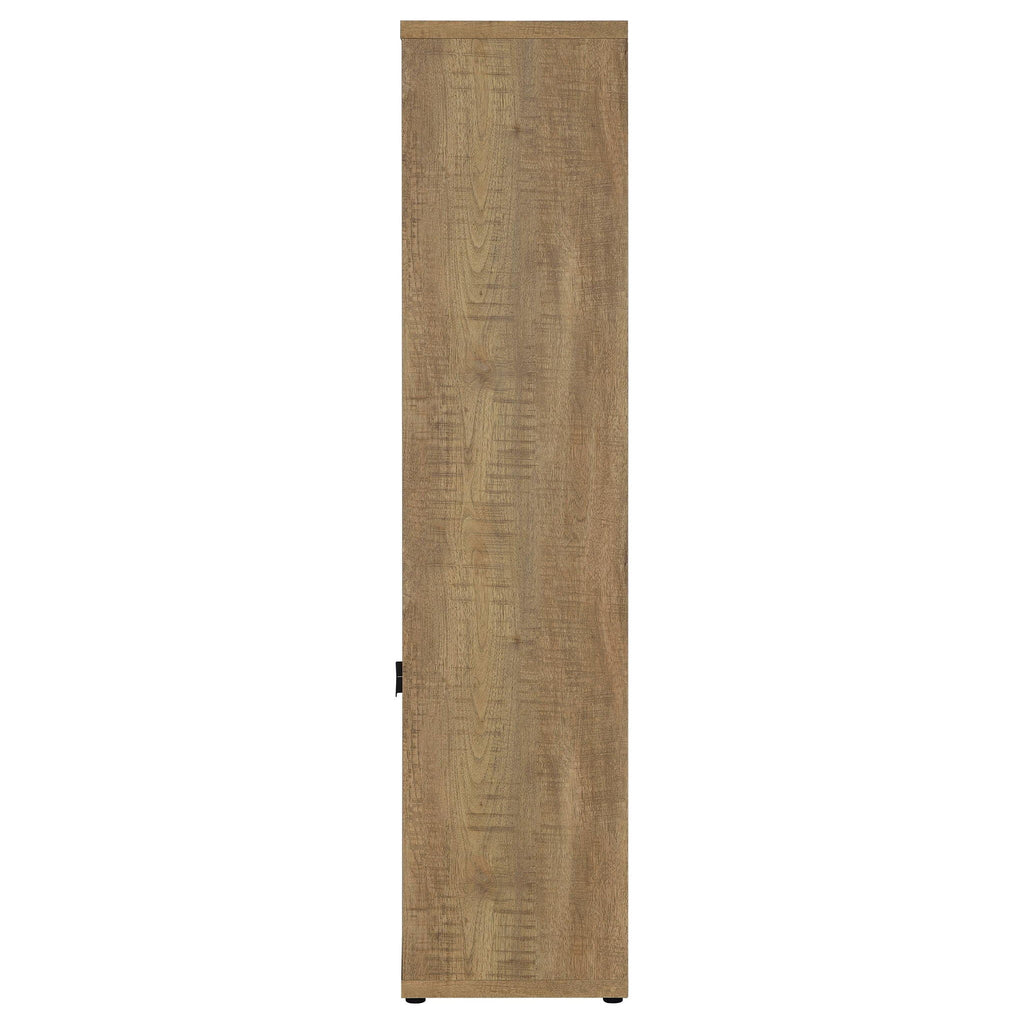 Tabby 3-shelf Engineered Wood Media Tower Mango
