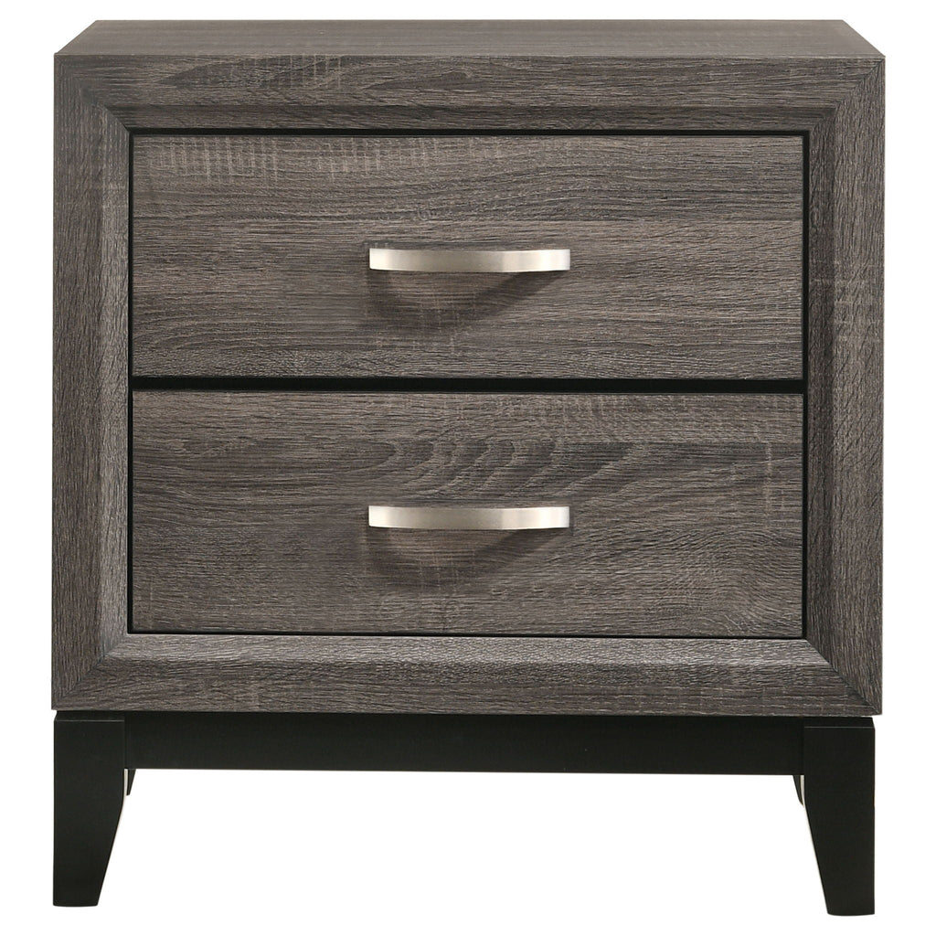 Watson Four-piece Eastern King Bedroom Set Grey Oak