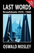 Last Words: Broadsheets 1970-1980 - Paperback