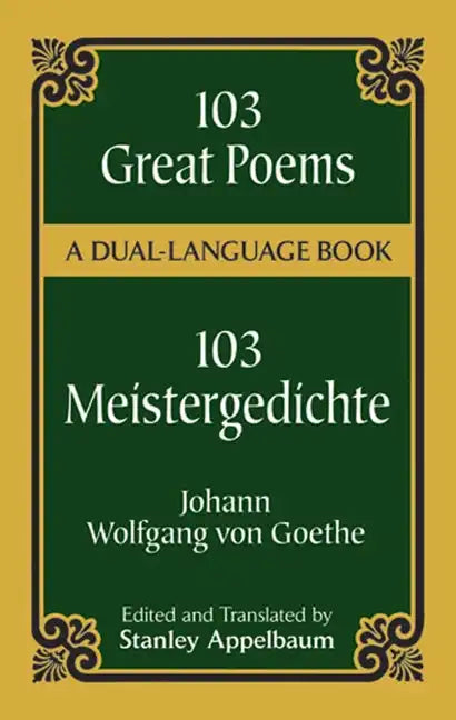 103 Great Poems: A Dual-Language Book - Paperback