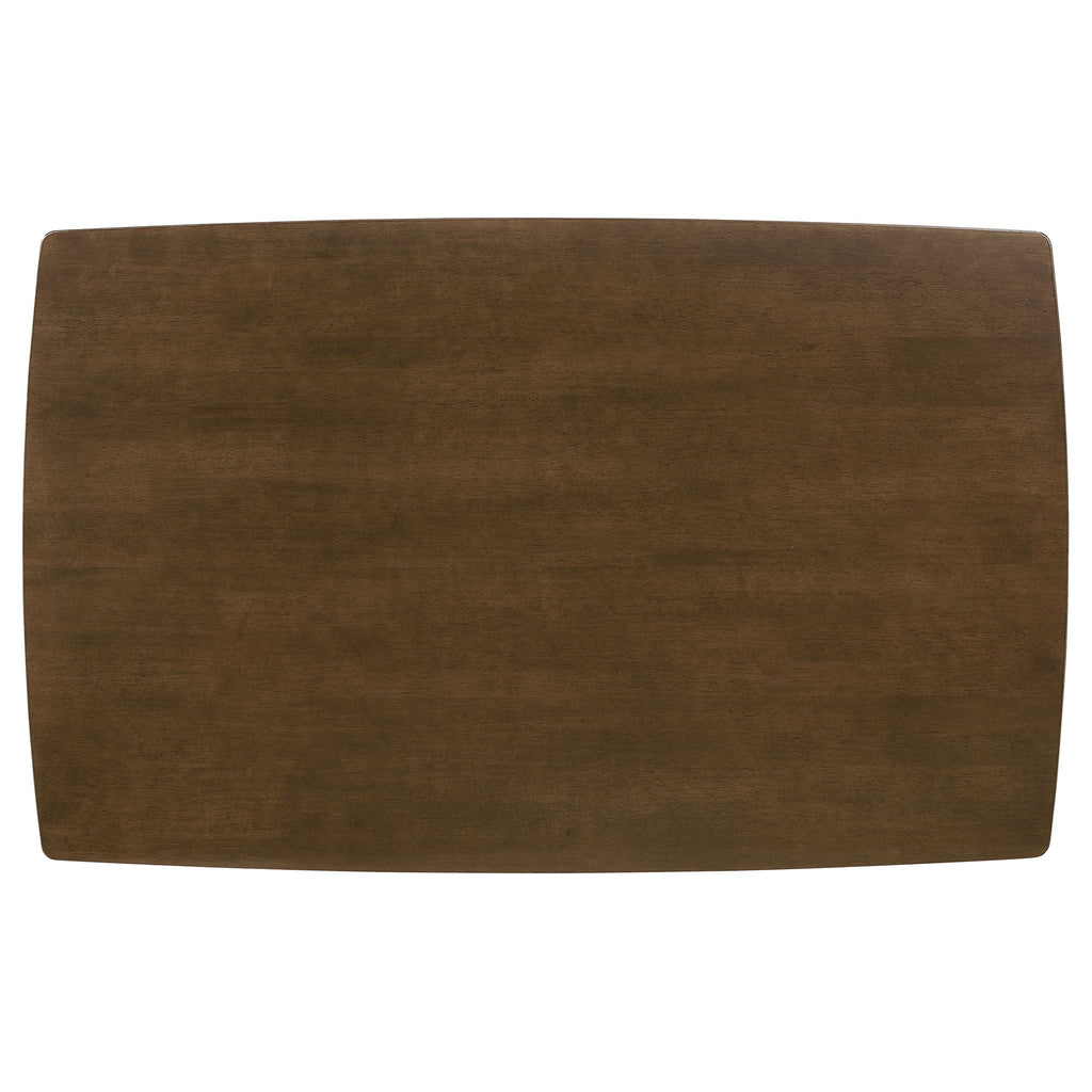Kersey 5-piece Rectangular Dining Table Set Chestnut