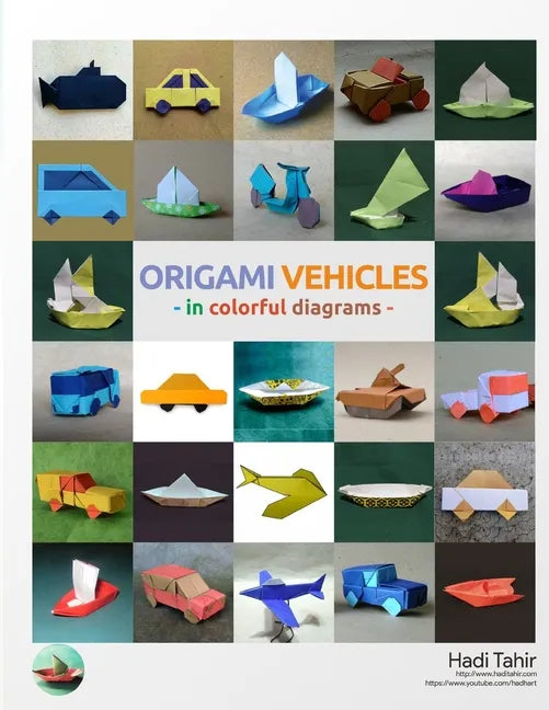 Origami Vehicles - In Colorful Diagrams - Paperback