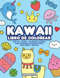 Kawaii libro de colorear: Más de 40 lindas y divertidas páginas para colorear de doodle Kawaii para niños y adultos - Paperback