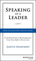 Speaking As a Leader - Hardcover