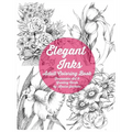 Elegant Inks - Adult Coloring Book: Frameable Art & Greeting Cards - Paperback