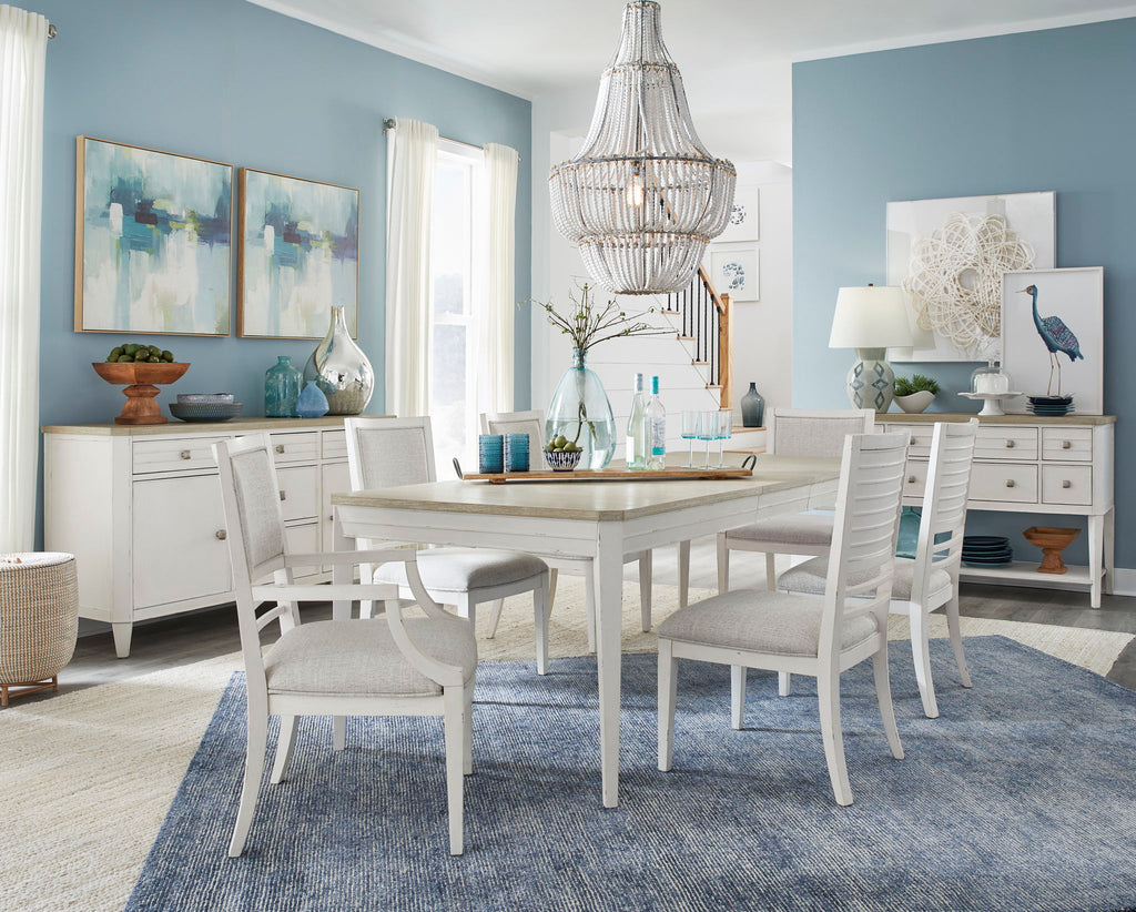 Echo Isles - Upholstered Arm Chair (Set of 2) - Sea Pearl And Driftwood