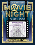 Great American Movie Night Puzzle Book: 200 Large-Print Puzzles - Paperback
