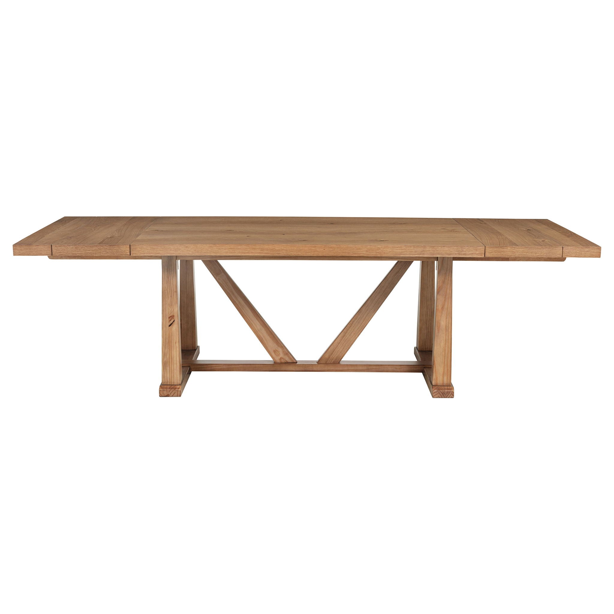 Middleton 9-piece Extension Leaf Dining Set Natural Brown