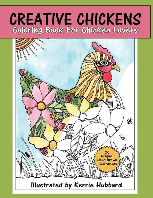 Creative Chickens Coloring Book - Paperback