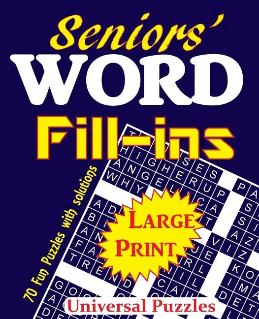 Seniors' Word Fill-ins - Paperback