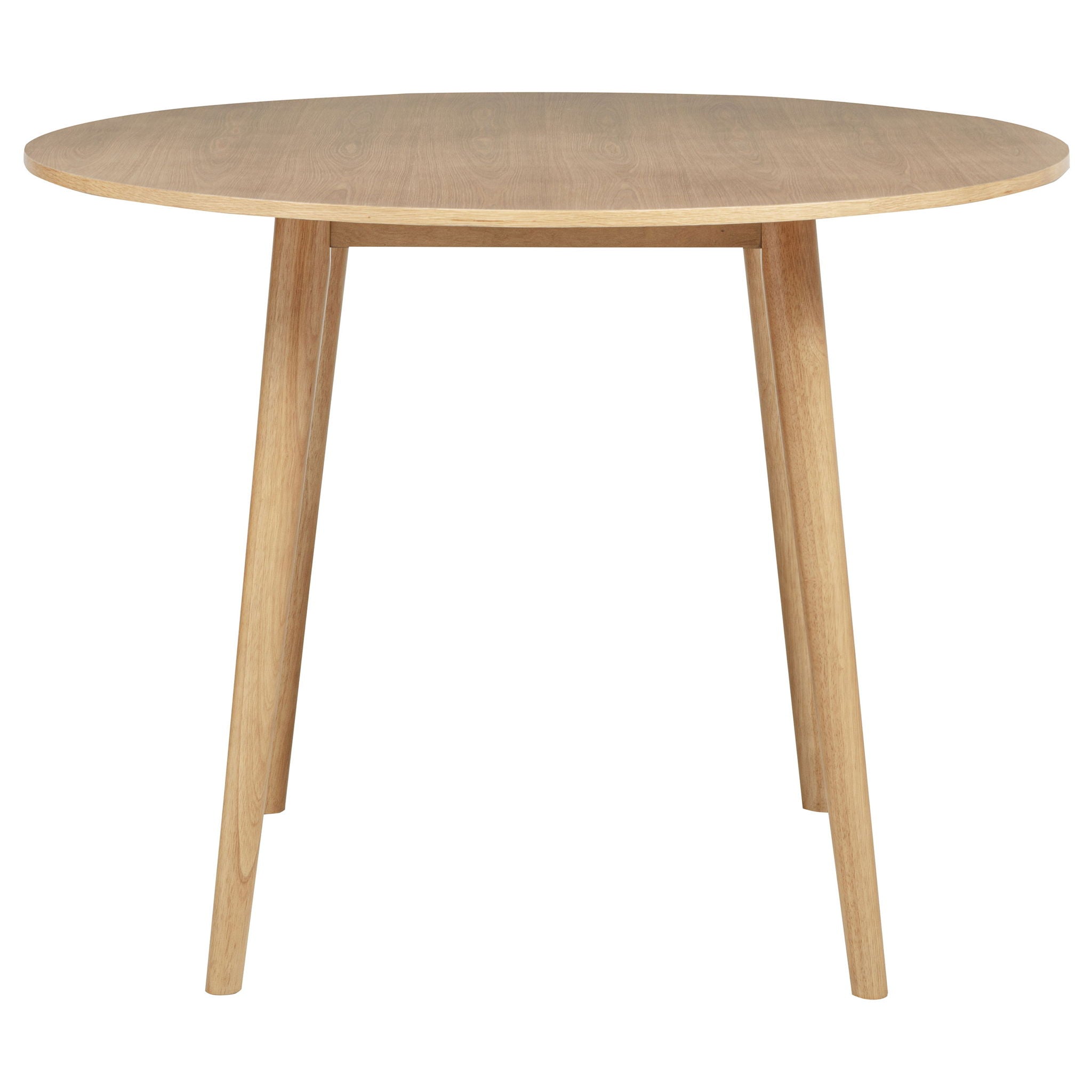 Andrews 5-piece Round Counter Dining Set Light Ash and Black