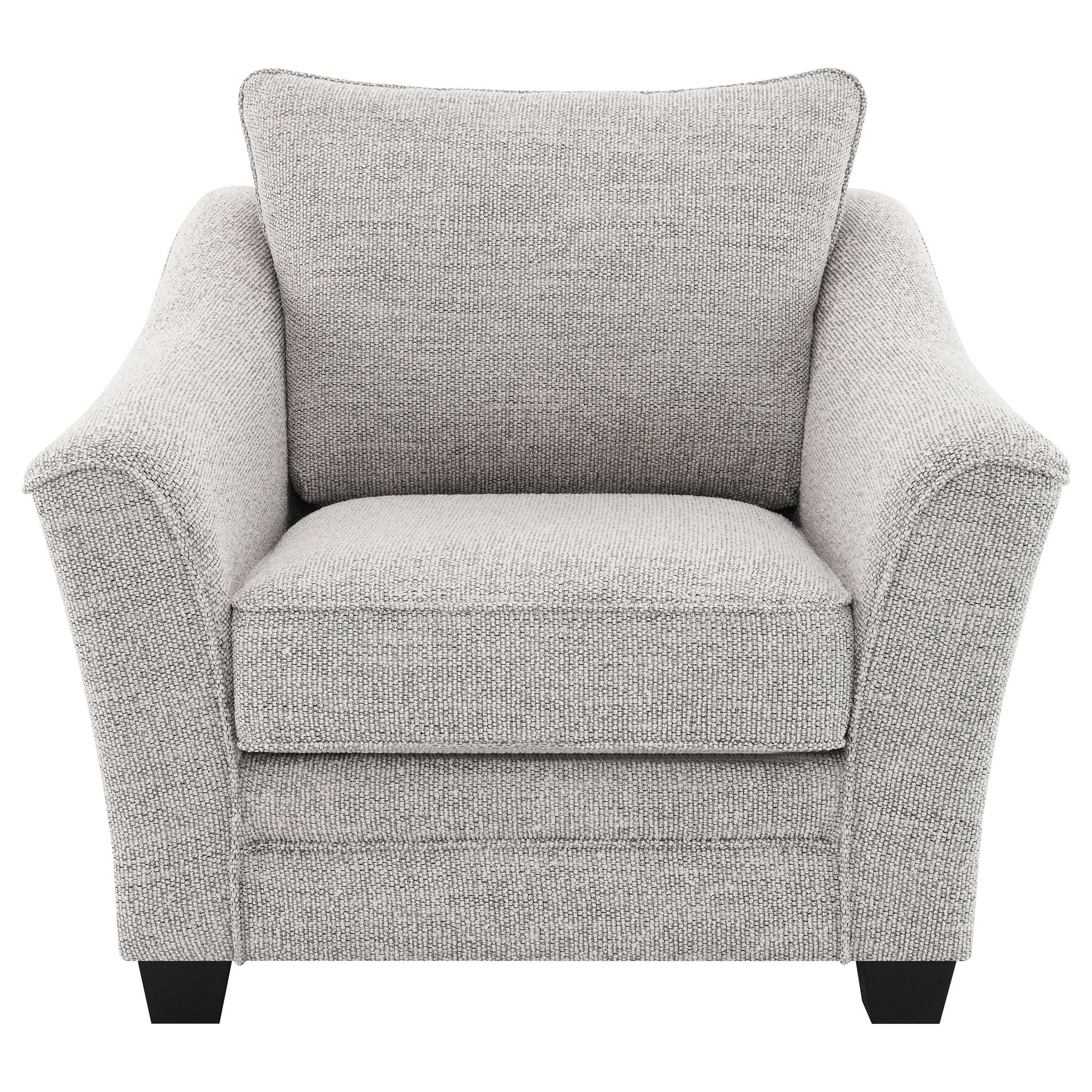 Tomkins Boucle Upholstered Chair Light Grey