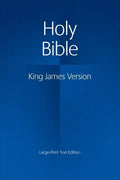 Large Print Text Bible-KJV - Hardcover