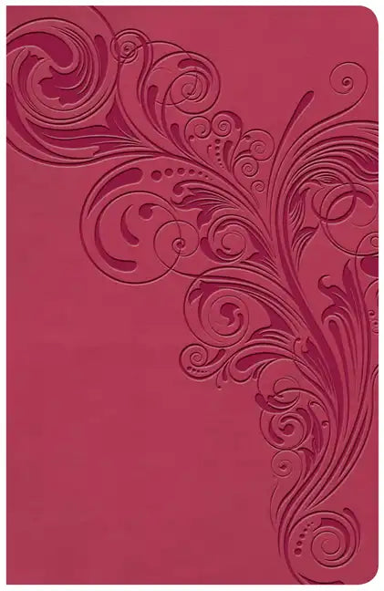 KJV Large Print Personal Size Reference Bible, Pink Leathertouch Indexed - Imitation Leather