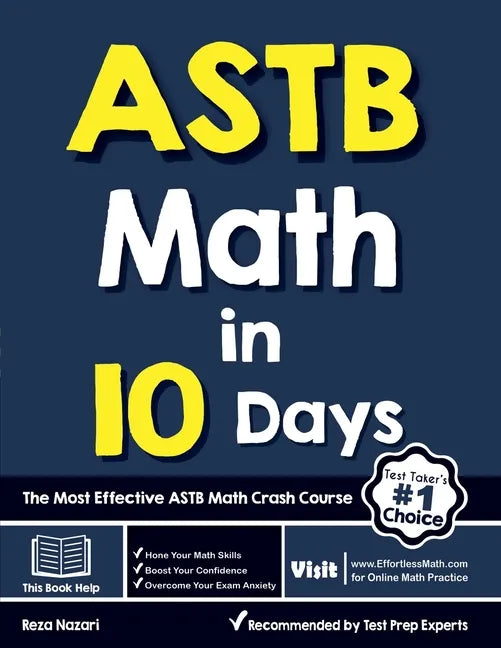 ASTB Math in 10 Days: The Most Effective ASTB Math Crash Course - Paperback