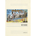 Vintage Lined Notebook Greetings from Manhattan Beach - Paperback