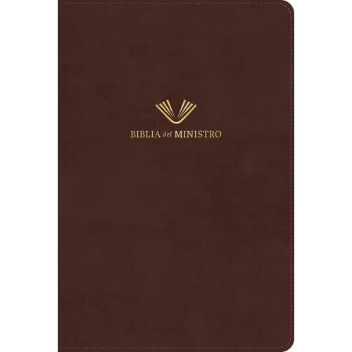 Rvr 1960 Biblia del Ministro, Edici Ampliada, Caoba Piel Fabricada - Bonded Leather