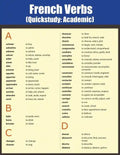 French Verbs: Quick Study Academic - Paperback