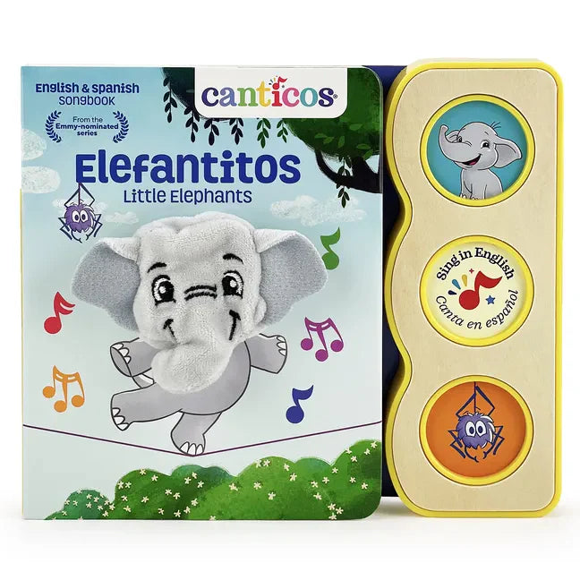 Canticos Elefantitos / Little Elephants (Bilingual) - Board Book