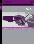Police Use of Force, Tasers and Other Less-Lethal Weapons - Paperback