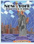 New York Mosaic Color By Number: Coloring Book for Adults - Paperback