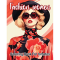 Fashion woman coloring book for inmates - Paperback