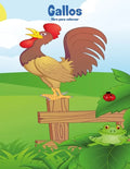 Gallos libro para colorear - Paperback