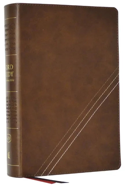 Kjv, Word Study Reference Bible, Leathersoft, Brown, Red Letter, Comfort Print: 2,000 Keywords That Unlock the Meaning of the Bible - Imitation Leather